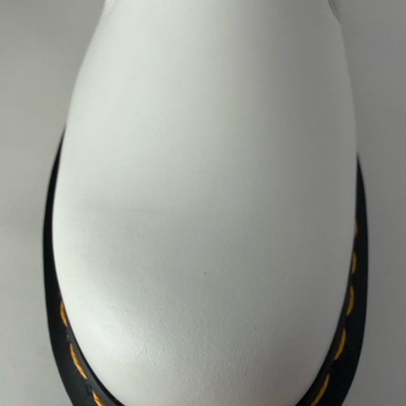 Dr. Martens 2976 Quad White Leather Chelsea Boots Women US 8 Slip Resistant - Picture 14 of 16